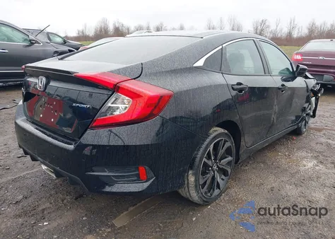 2020 Honda Civic Sport z USA, uszkodzony, nr VIN 2HGFC2F8XLH512134